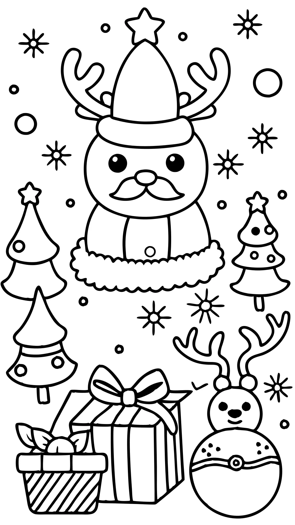 pages à colorier de Noël